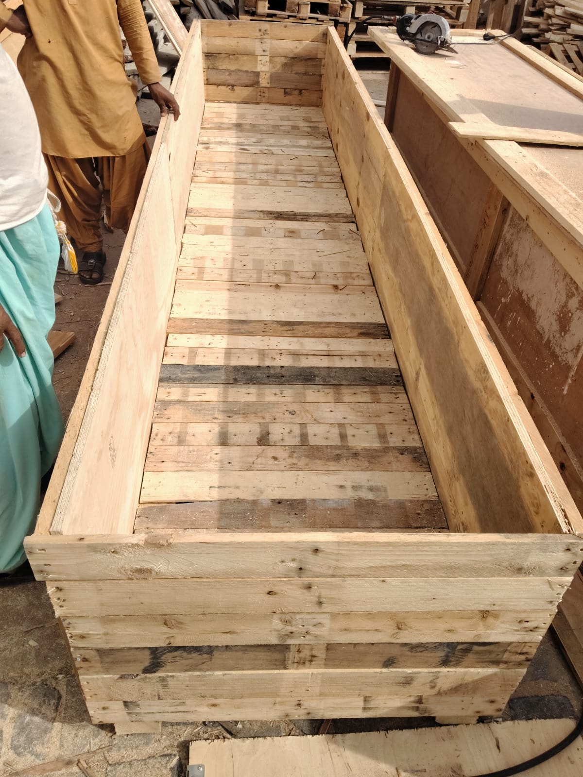 Wooden crates
