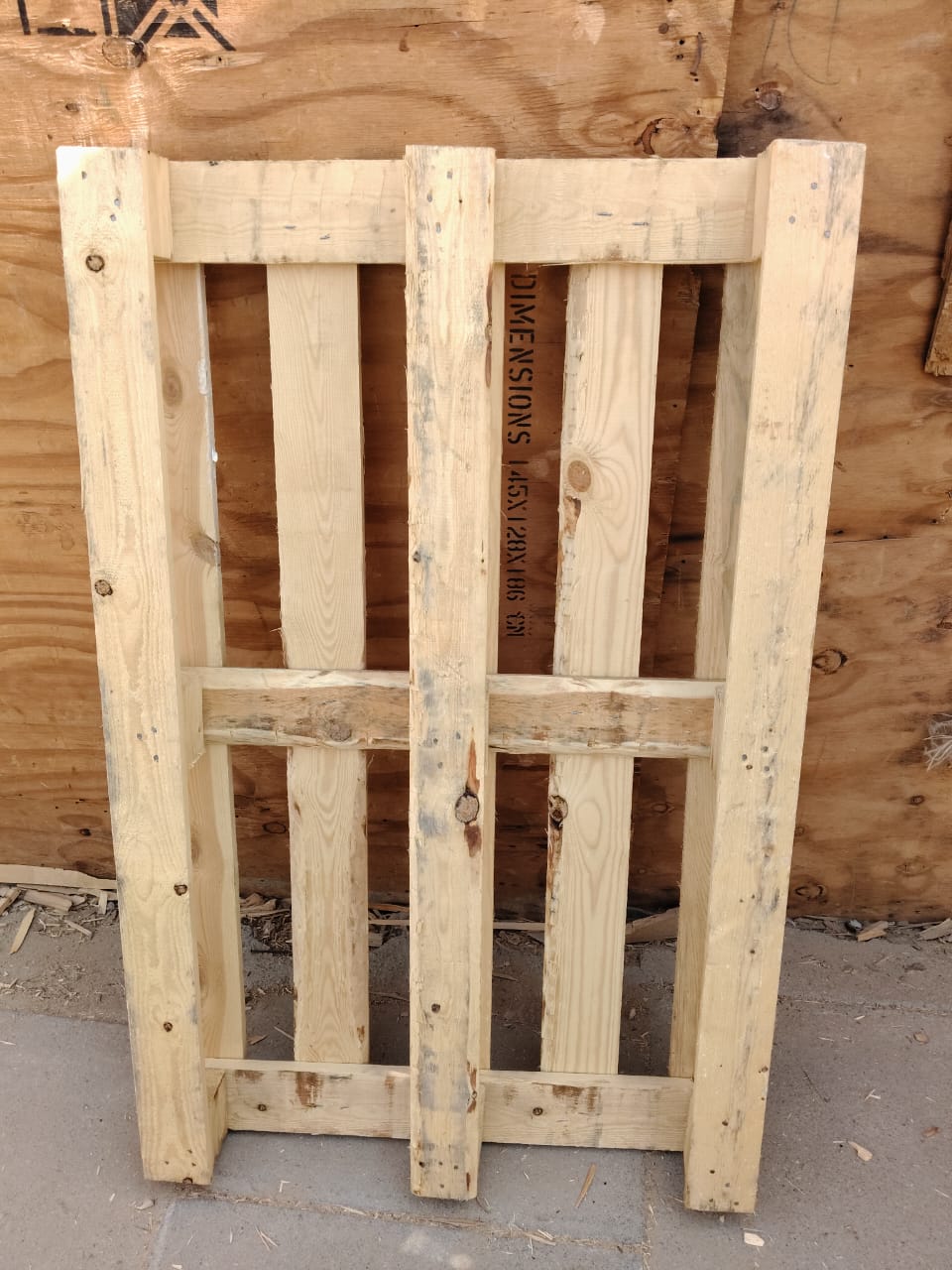 Wooden crate close-up