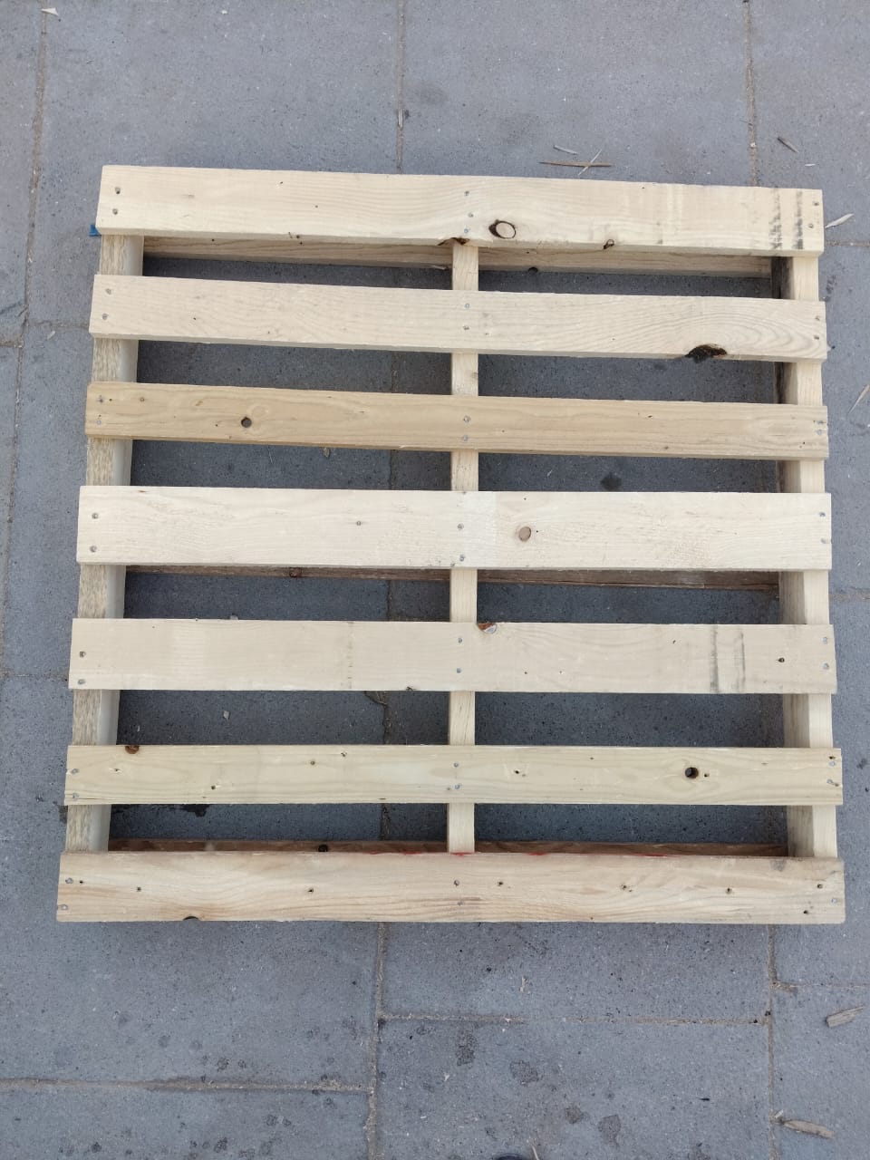 Packed wooden boxes